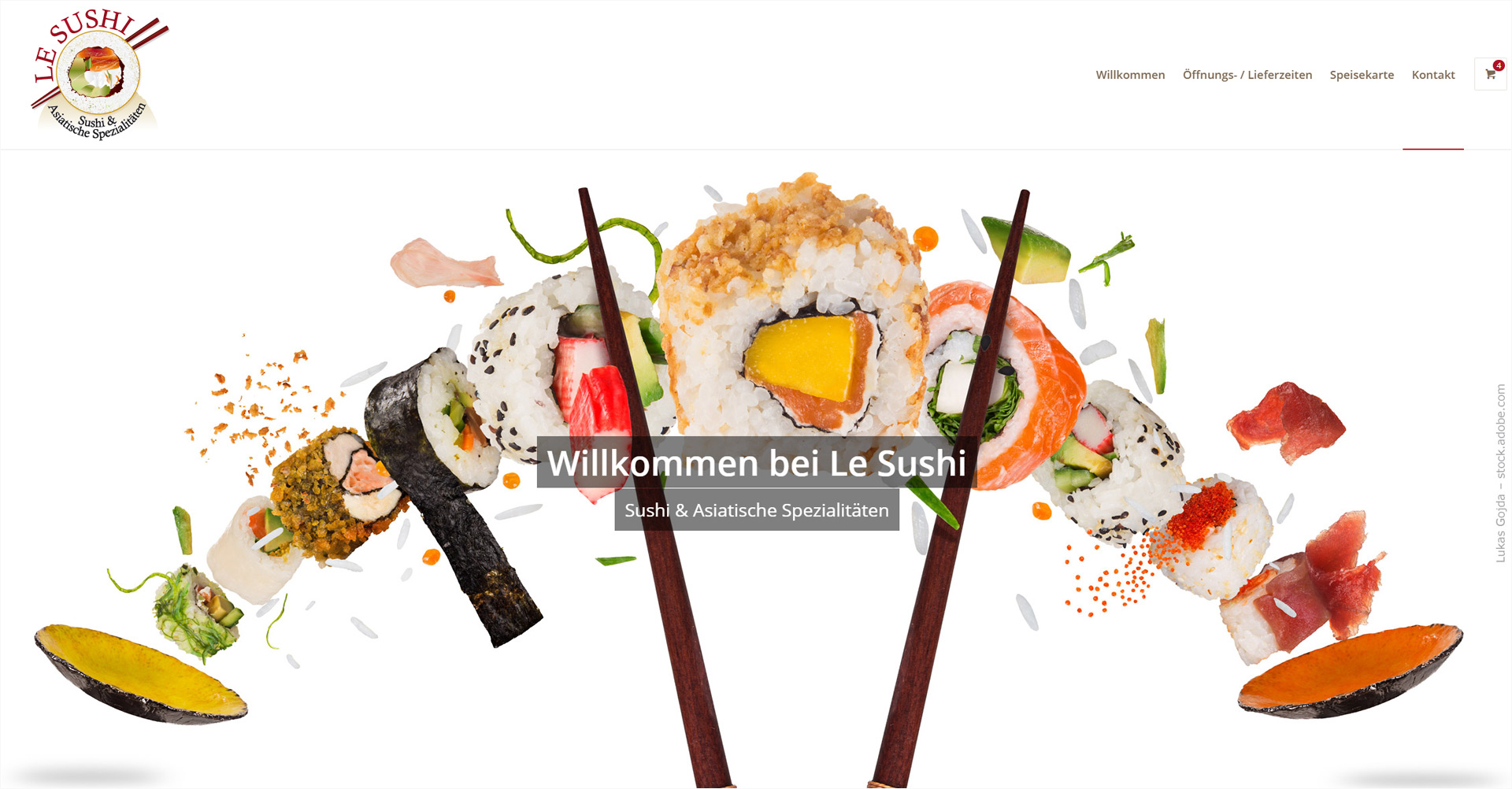 Online-Shop für Le Sushi, 90513 Zirndorf